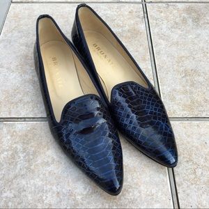 Brunate crocodile shoes size 42 made in Italy